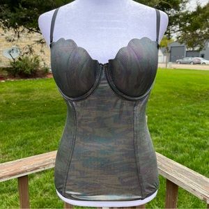 Elegant Black Bustier Top